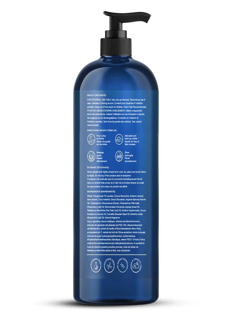 Botanic Hearth Tea Tree Face Wash with Mint - Hydrating Liquid Face Soap with Pure Tea Tree Oil - for Women and Men- 16 fl oz - Image 2
